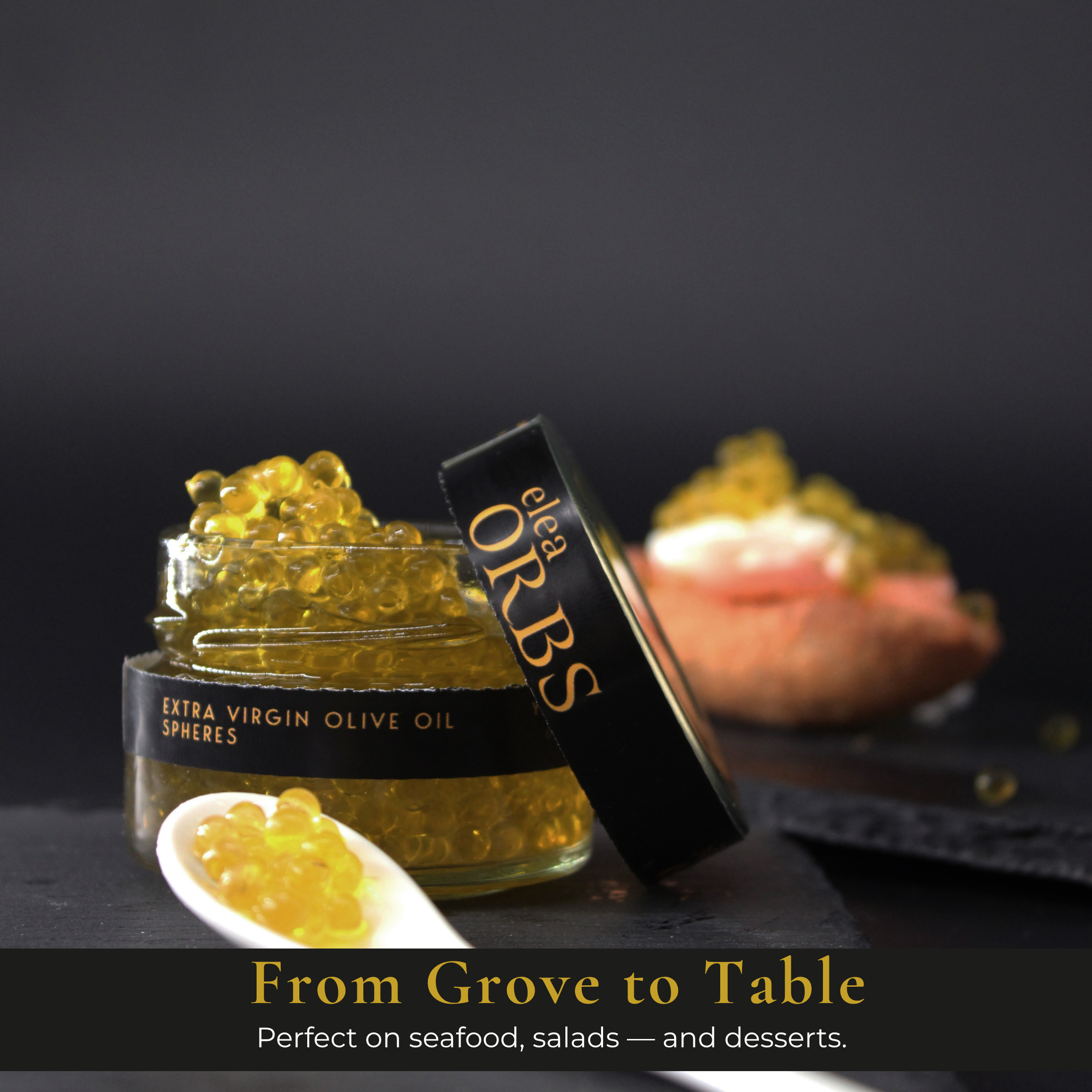 Elea Orbs extra virgin olive oil spheres perfect gourmet gift from Crete